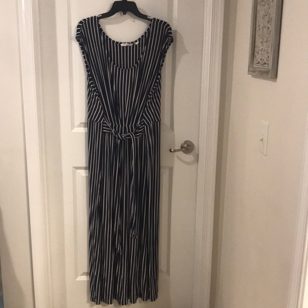 Isaac Mizrahi Live! Striped dress 1x